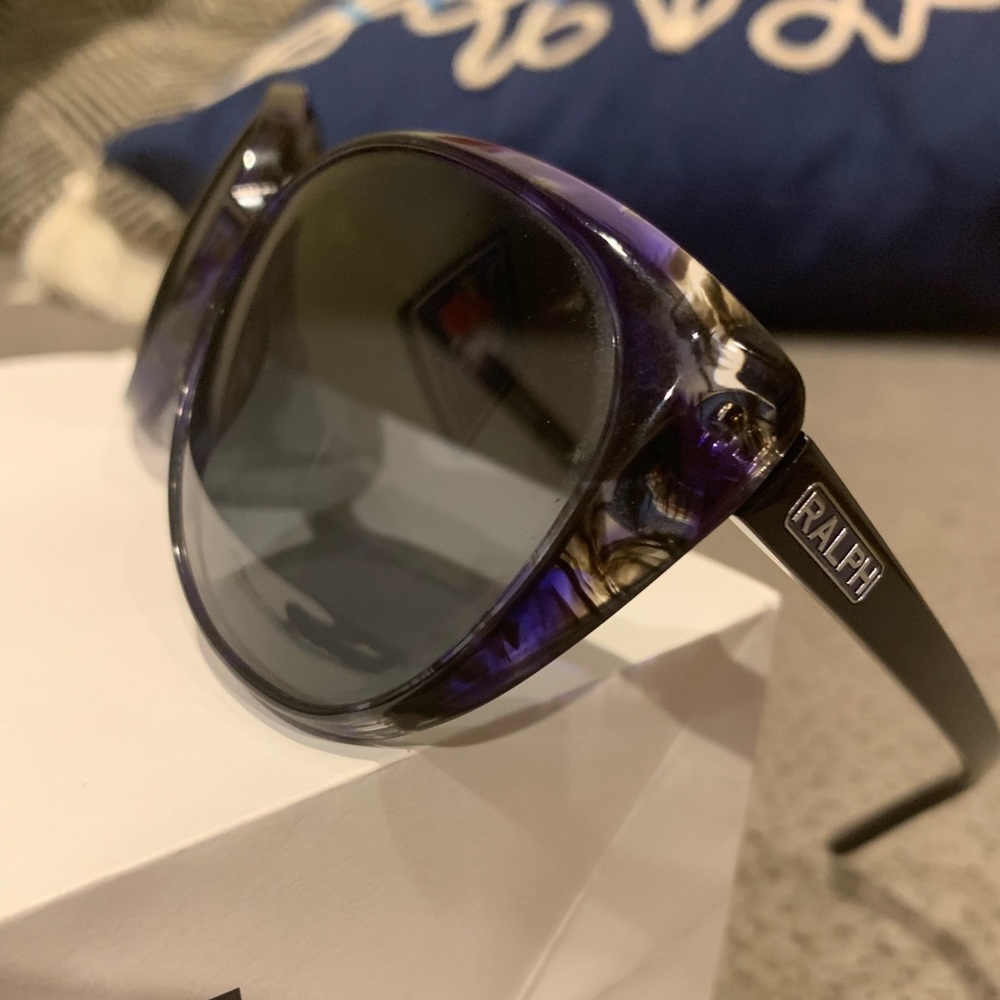POLARIZED purple tortoise Ralph Lauren sunglasses
